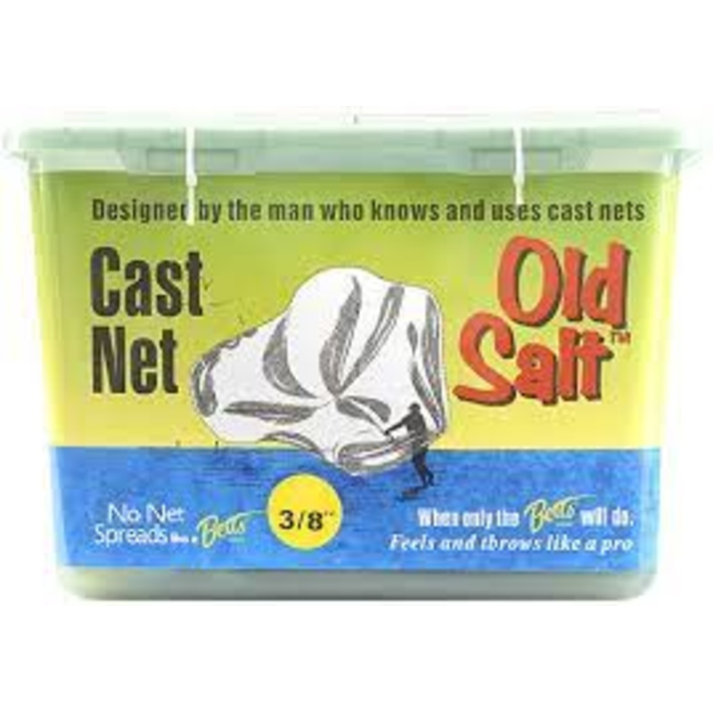 Old Salt 5 foot 3/8 Inch Mesh Cast-net