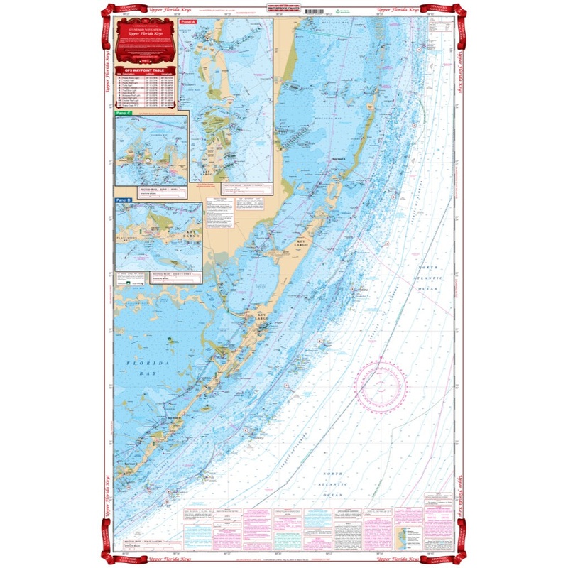 Waterproof Charts 33 Upper Florida Keys Standard Navigation