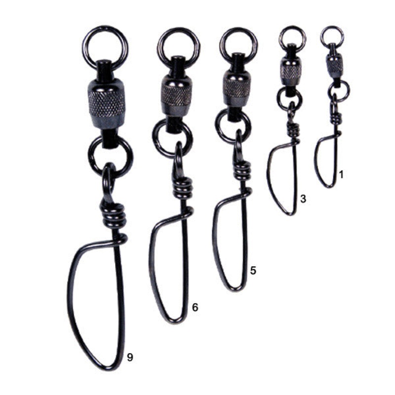 Billfisher 2PK Krok Ball Bearing Snap Swivels