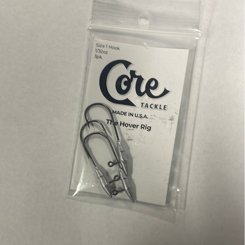 Core Tackle The Hover Rig Size 1 Hook 1/32 oz 3pk