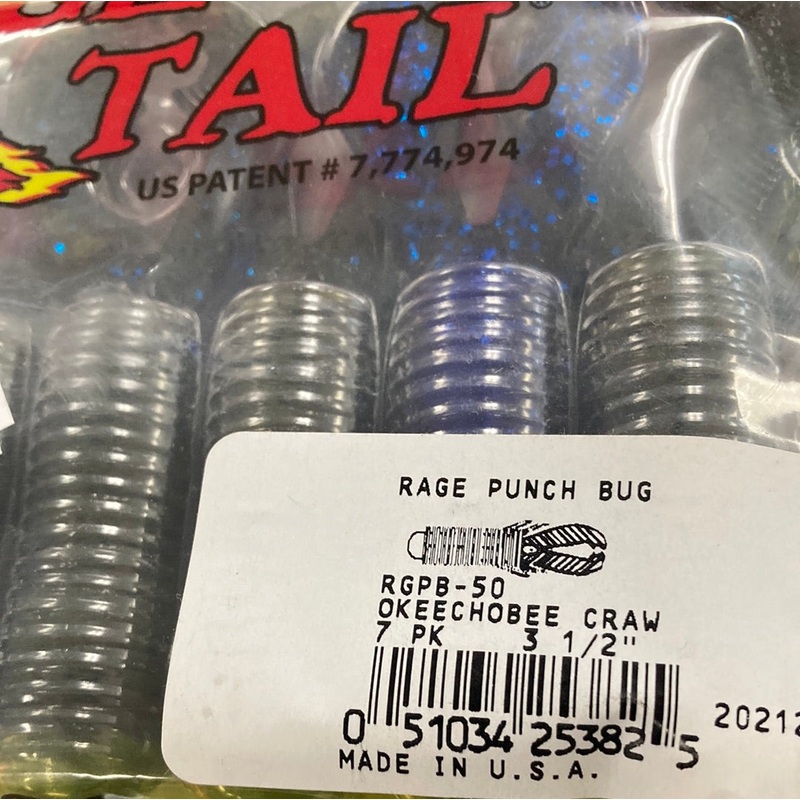 Strike King Rage Punch Bug 3.5 Okeechobee Craw