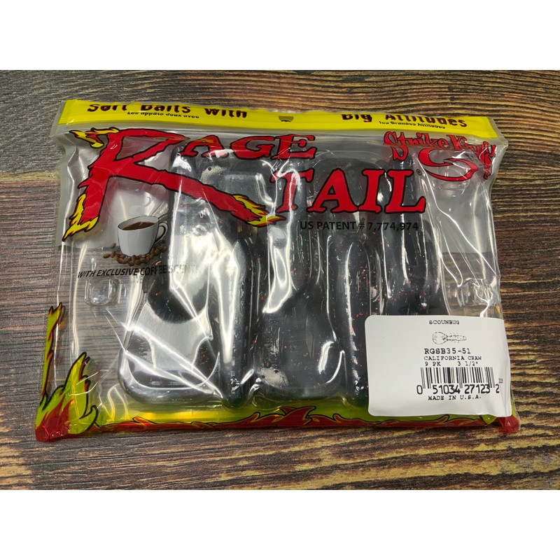 Strike King Rage Scoundbug 3.5" California Craw