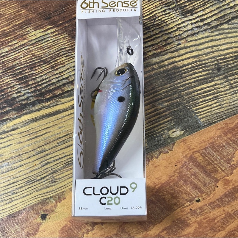 6th Sense Cloud 9 C20 - 1.6 oz. Ghost Pro Shad