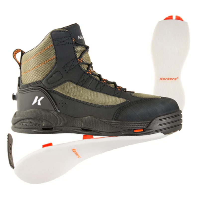 Korkers Greenback Wading Boots with Felt Sole