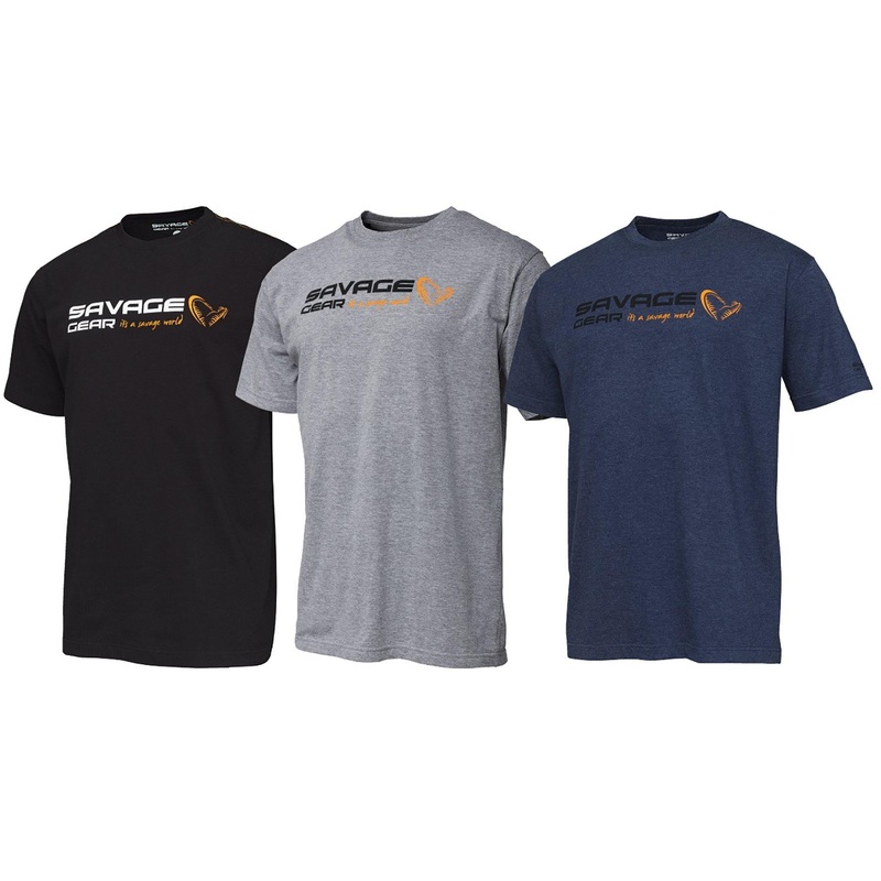 Savage Gear SIGNATURE LOGO T-SHIRT M GREY MELANGE