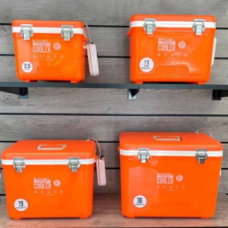 Engel Coolers | High-Vis Drybox/Coolers with aerator