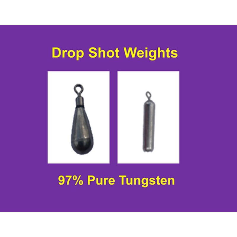 Queen Tackle Royal Tungsten Dropshot Weights