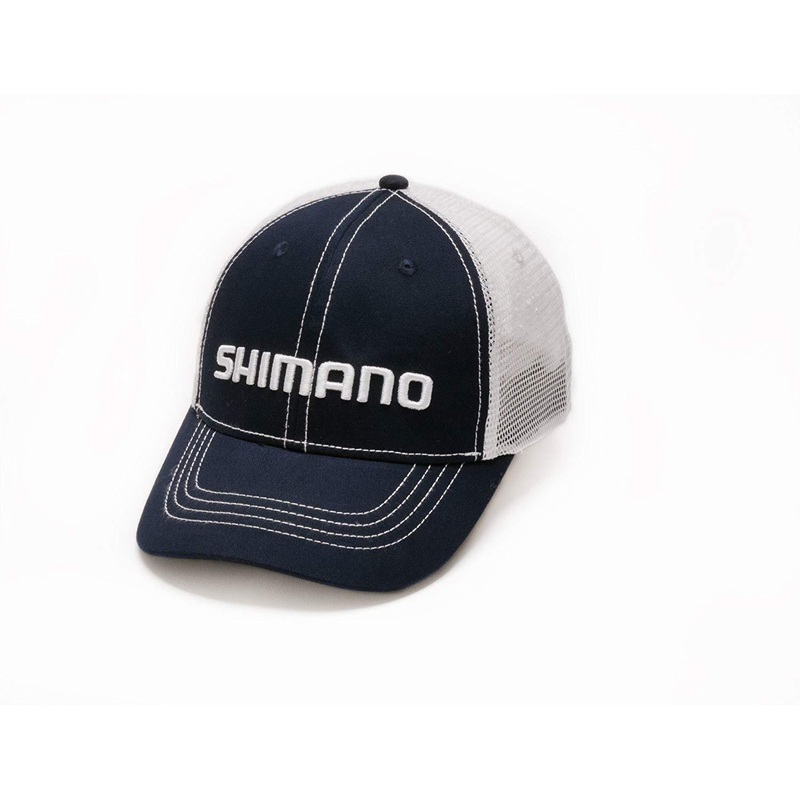 Shimano AHATSMOTCNV Smokey Trucker Cap Hat Navy