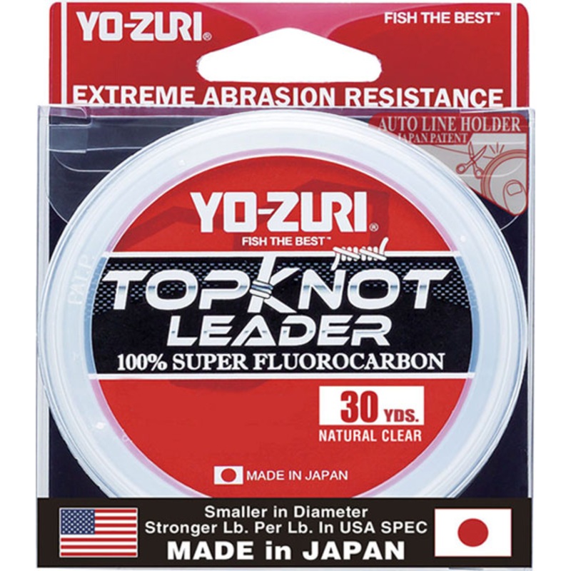 Yo-Zuri TopKnot Flurocarbon Leader 30YDS