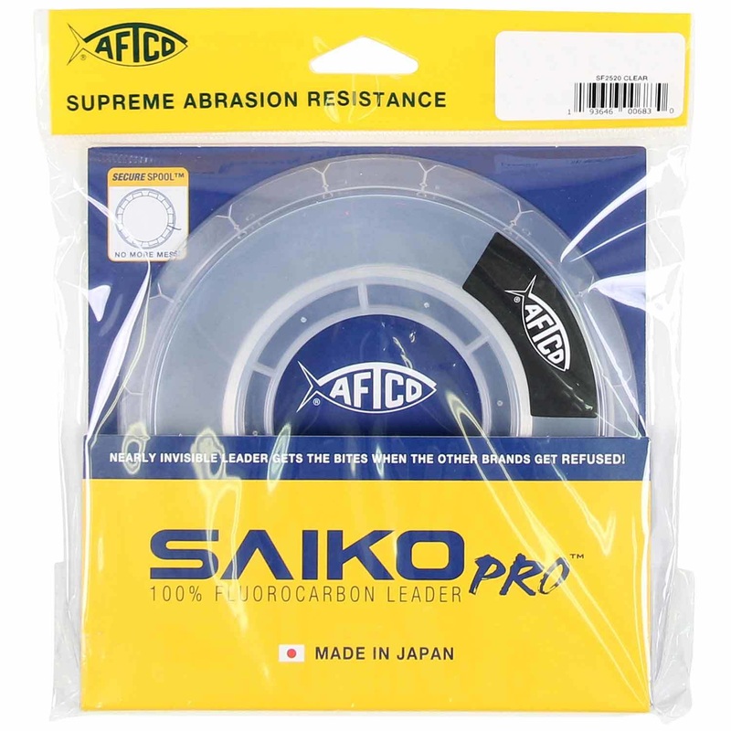 AFTCO Saiko Pro 100% Fluorocarbon Leader (50 yd Spools)