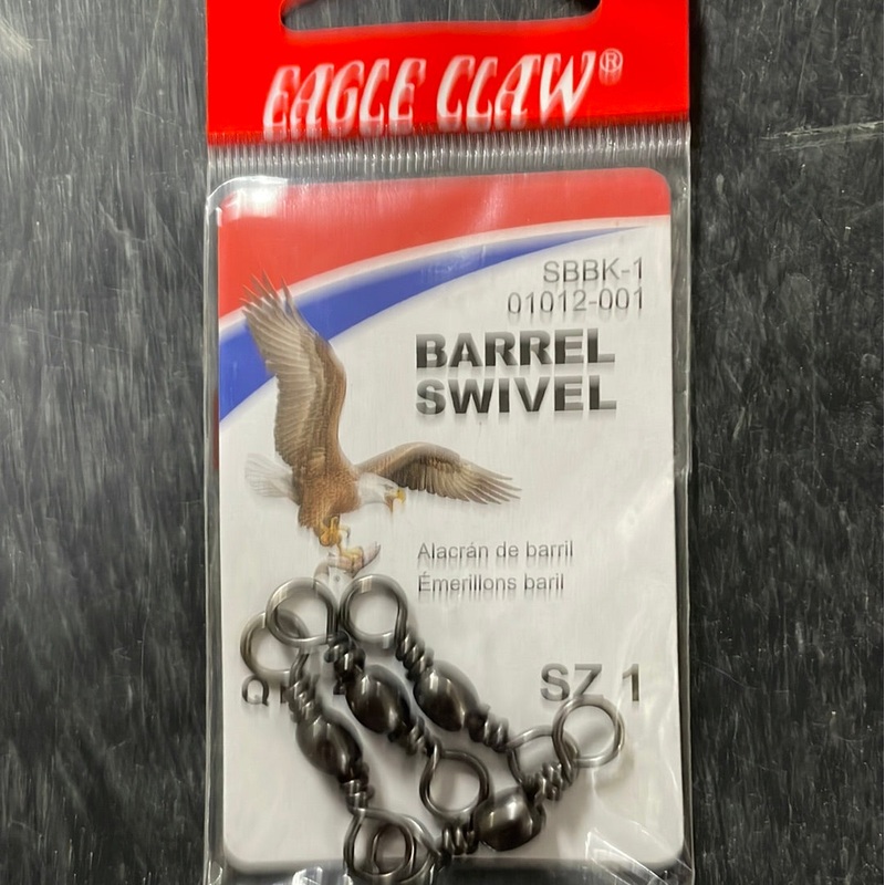 Eagle Claw Barrel Swivel Sz 1