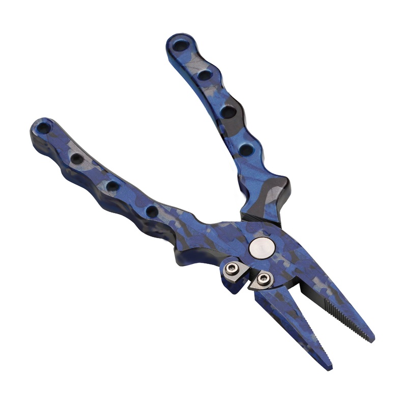 P-Line 6.5" Aluminum Pliers Side Cutter Aqua Camo