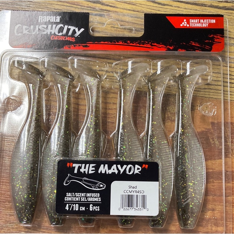 Rapala Crushcity The Mayor 4" Shad