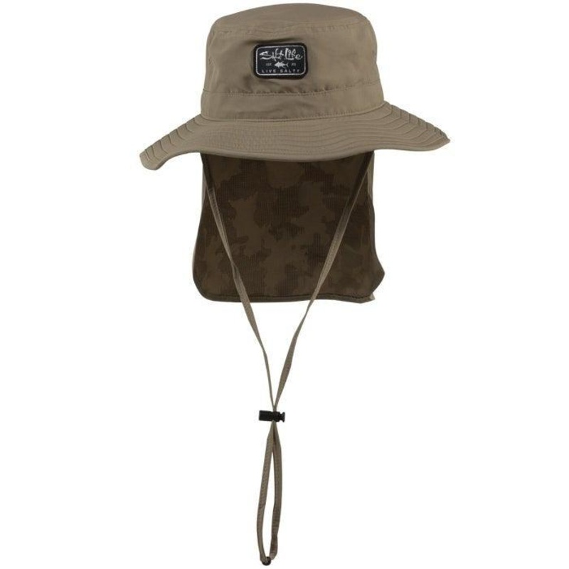 Salt Life Back Bay Boonie Hat Dark Khaki