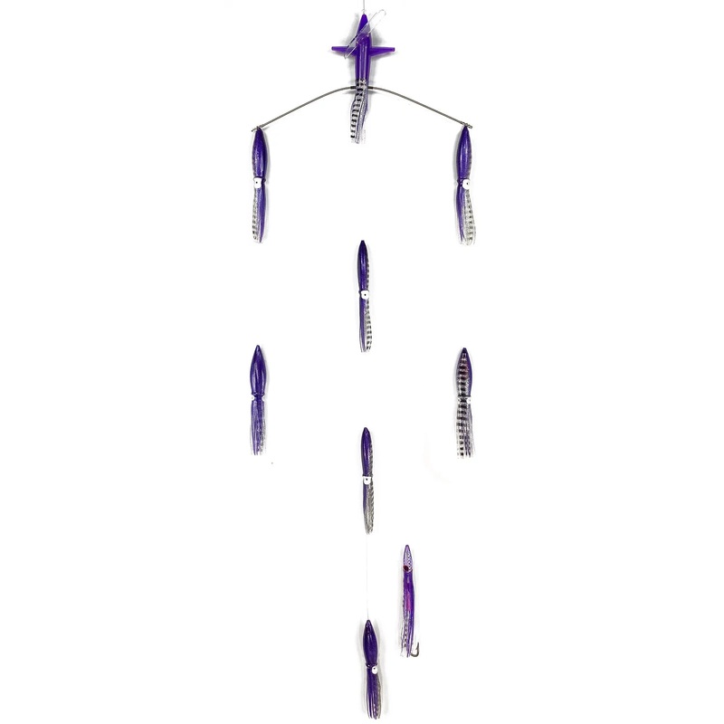 Sterling Tackle 18" Wide Tracker Spreader Bars - Bulb Squids