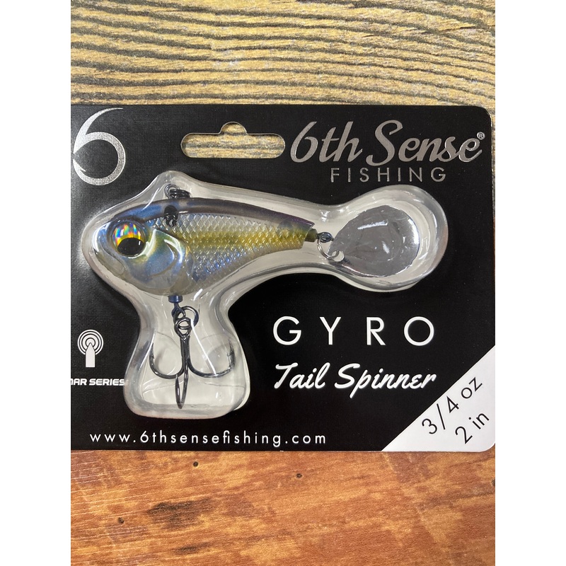 6th Sense Gyro Tail Spinner 2 3/4 oz. Shad Sense