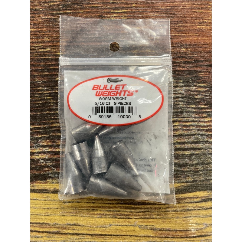 BULLET WEIGHT SLIP SINKER 5/16 oz.
