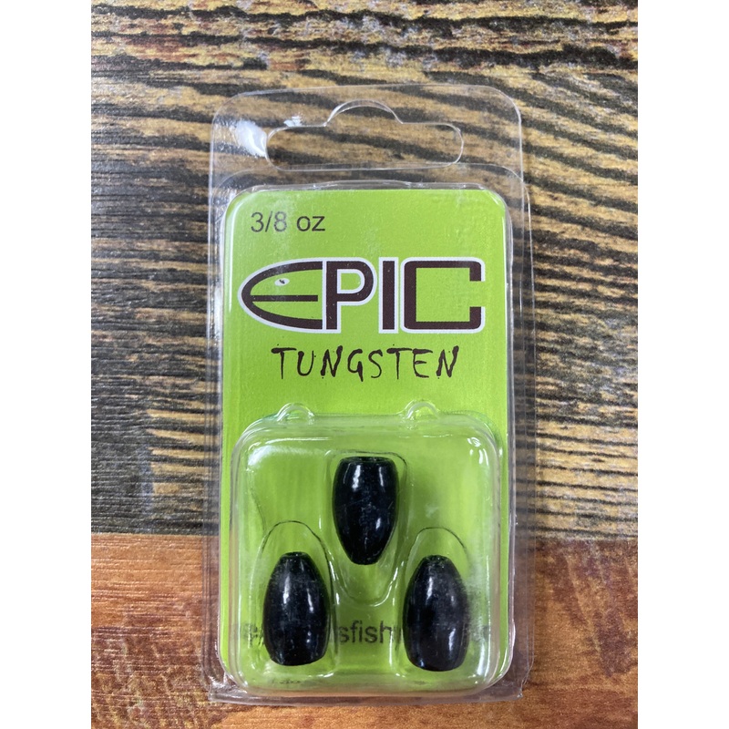 EPIC Tungsten Flippin Weight 3/8 oz. Black