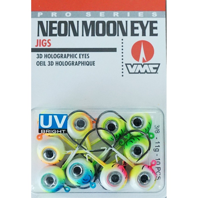 VMC Neon Moon Eye UV Jigs