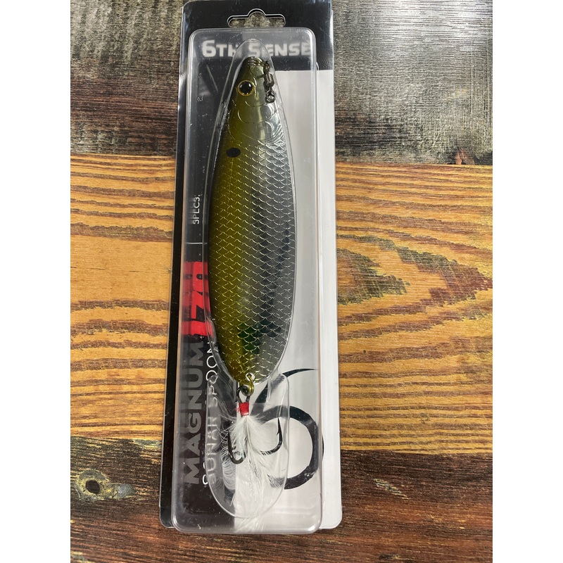 6th Sense Magnum 170 2.2oz Sonar Spoon Gizard Shad