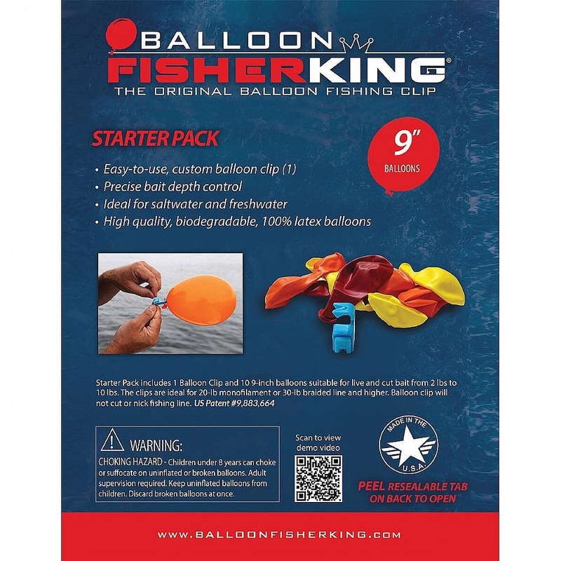 Balloon Fisher King Starter Pack 9"