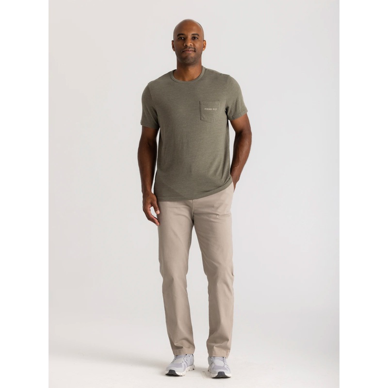 Free Fly Vintage Camo Redfish Pocket Tee