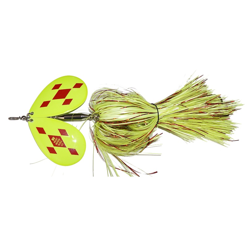 Musky Mayhem Tackle Double Cowgirl Customs Bucktail