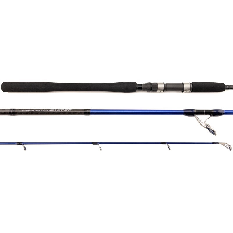 Tsunami Carbon Shield II Slow Pitch Jigging Spinning Rods
