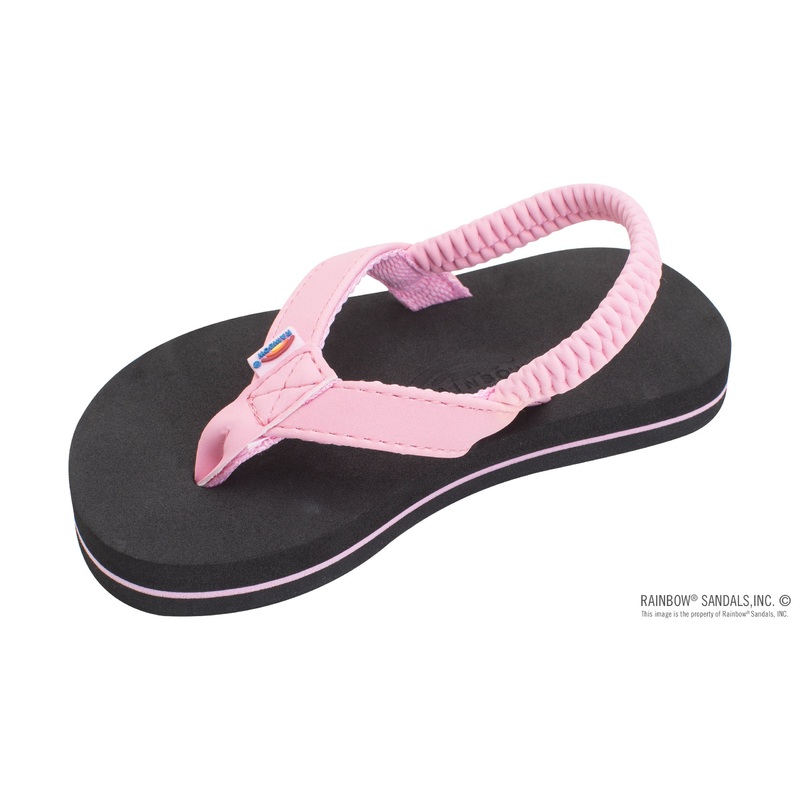 Rainbow Sandals The Grombow Kid's Soft Rubber Top Sole with 1/2" Narrow Strap and Pin line