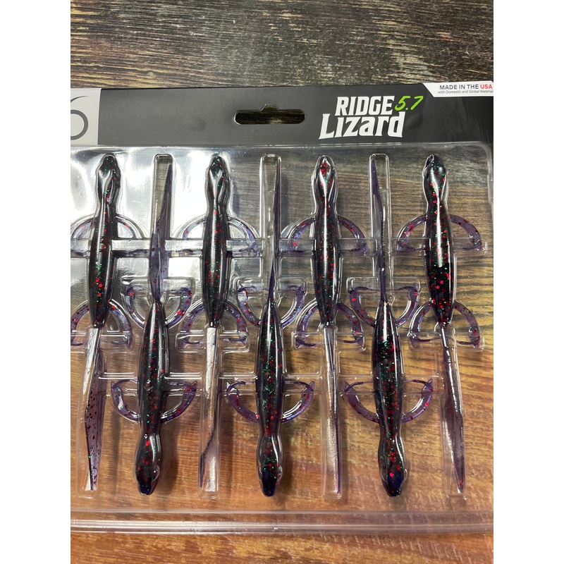 6th Sense Ridge Lizard 5.7" Junebug Red