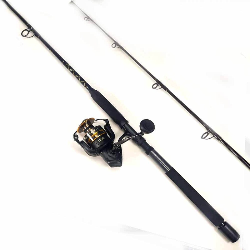 Penn Battle IV 8000 Reel And Capt. Harry's CS20/25 Spinning Rod Combo