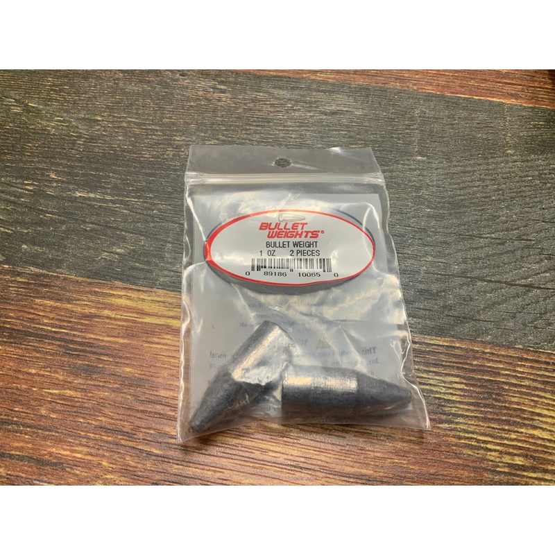 Bullet Weight Slip Sinker 1 oz. Lead