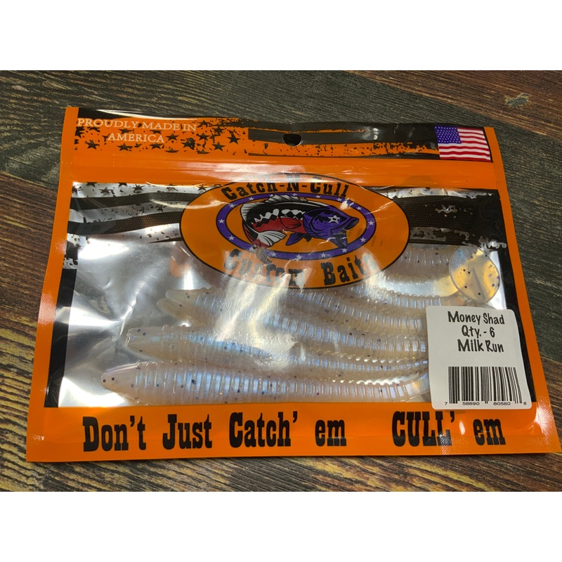 Catch-N-Cull Money Shad Paddle Tail - Milk Run