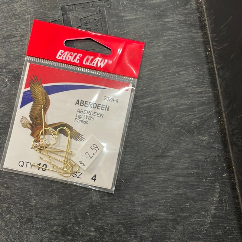 Eagle Claw Aberdeen Light Wire Panfish Sz 4