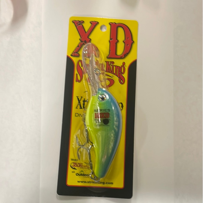 Strike King 10XD Dives 25 & Beyond Power Blue Black Chartreuse
