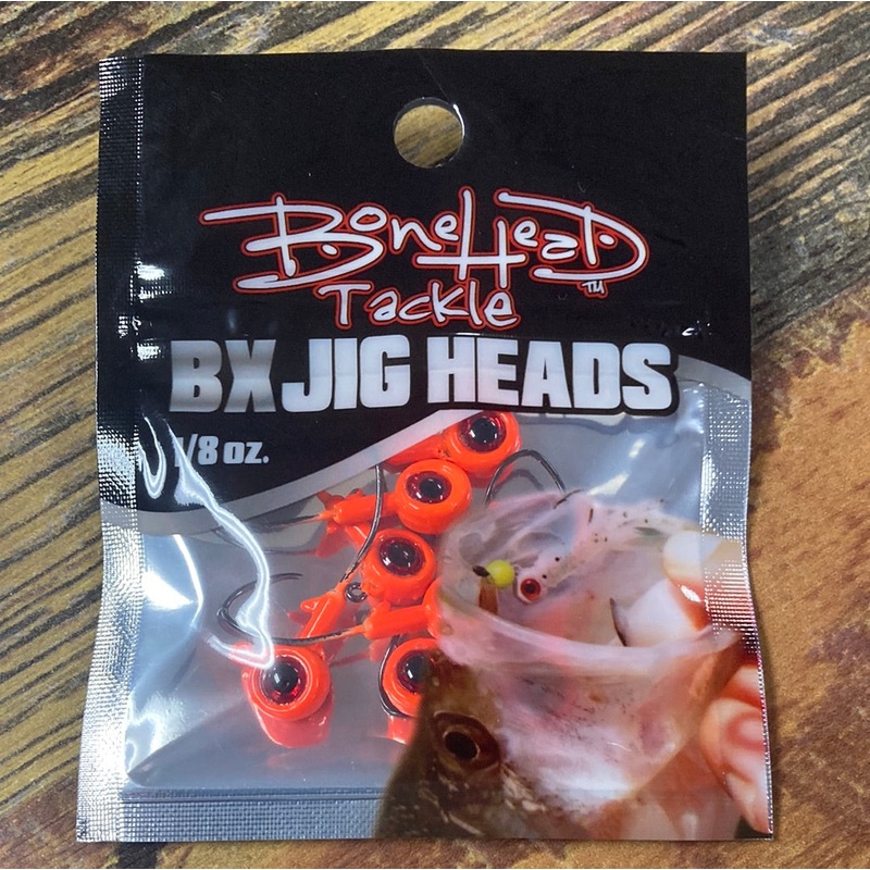 Bone Head BX Jig Heads 1/8 oz. Orange