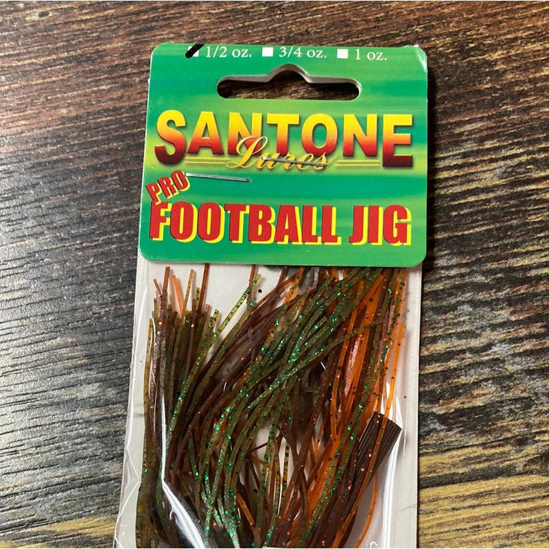Santone Pro Football Jig 1/2 oz. Louisiana Craw