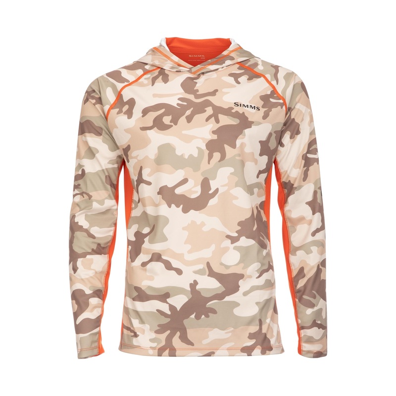 Simms Ms Solarvent Hoody-Woodland Camo Sandbar