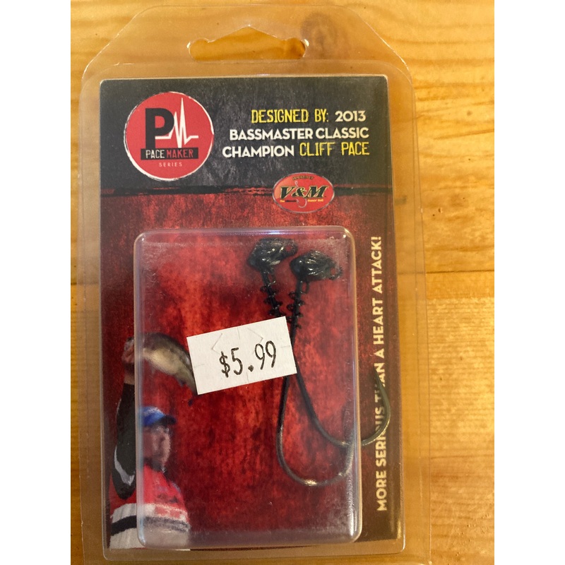 V&M Shakey Head 1/8oz. Black