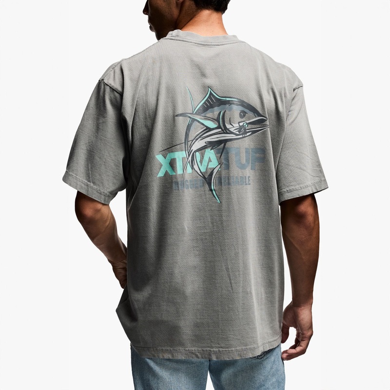 Xtratuf Men's Short Sleeve Tee Ultimate Gray