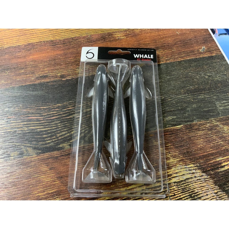 6th Sense Whale Swimbait 6" Whale Smoke 6