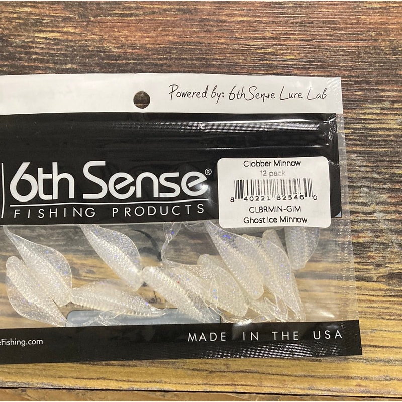 6th Sense Clobber Minnow - Ghost Ice Minnow
