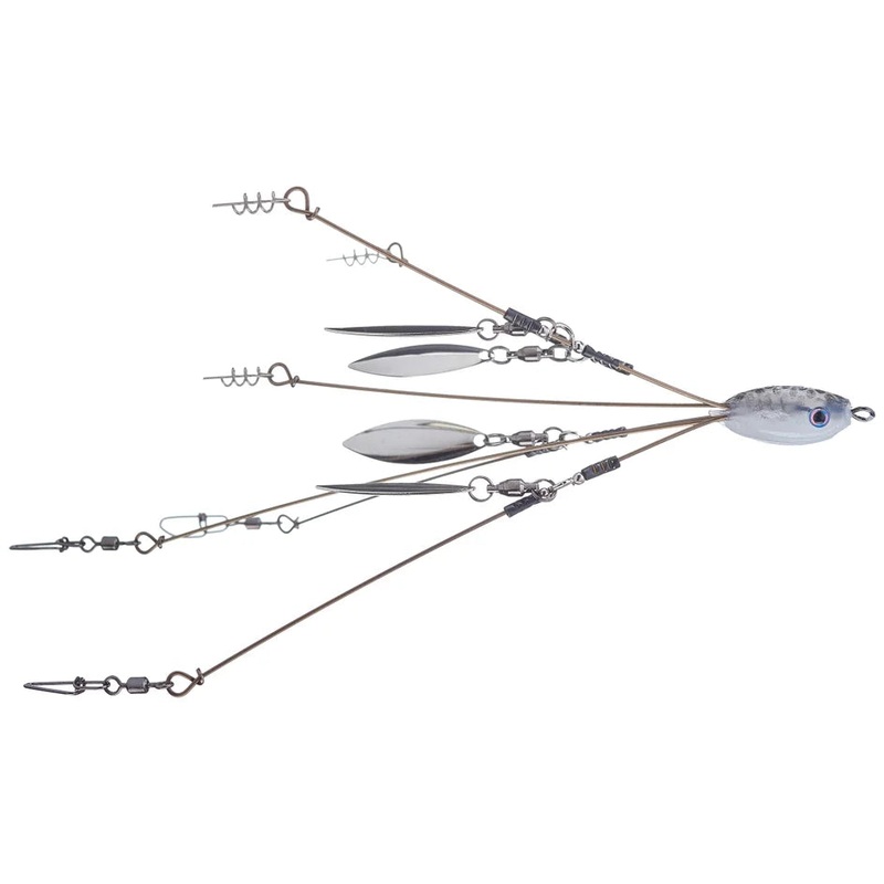 Hog Farmer Tactical Bassin Mini Flex Rig - 4 Blade