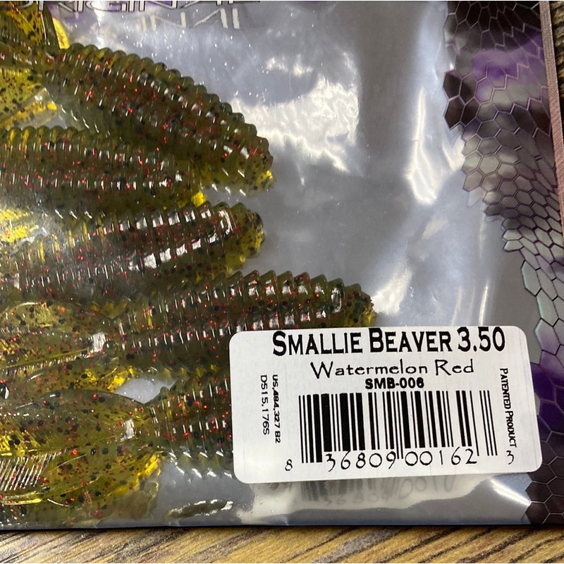 Reaction Innovations 3.50 Smallie Beaver Watermelon Red