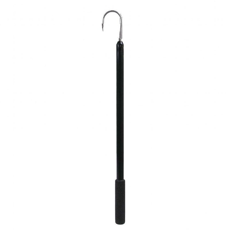 Sea Striker Gaff 8' Long  3" SS HOOK - Black