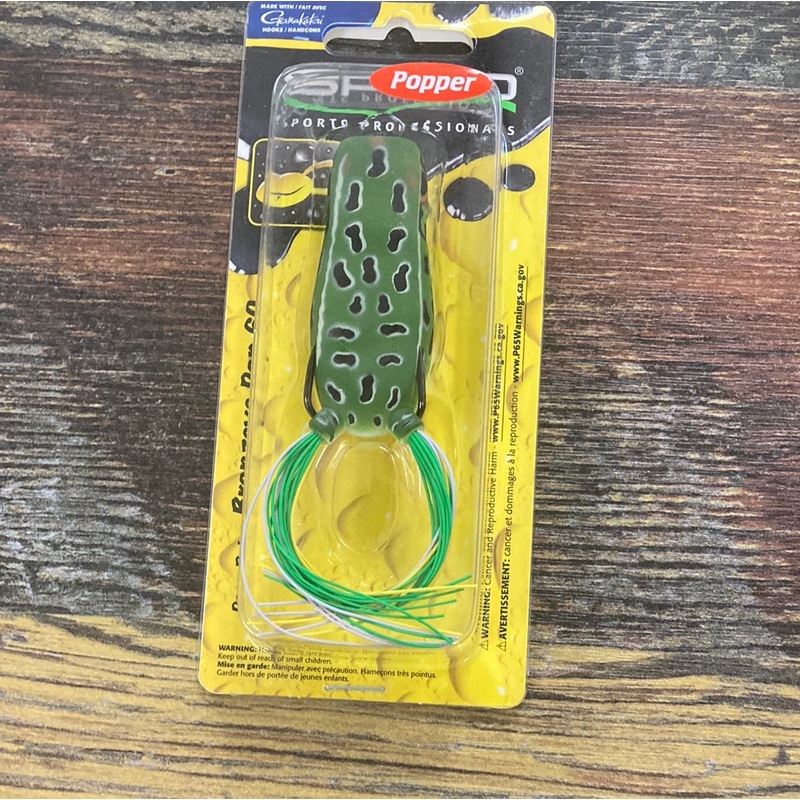 Spro Popper Bronzeye Frog 60 Natural