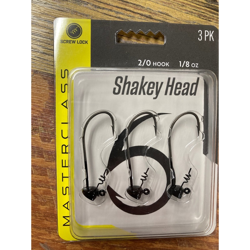 6th Sense Masterclass Shakey Head 1/8 oz. 2/0 - Black