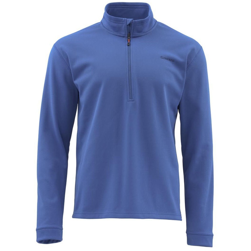 Simms Midweight Core 1/4 Zip Rich Blue