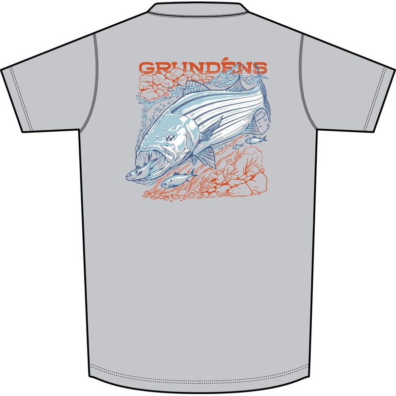 Grundens Striped Bass Short Sleeve T-Shirt