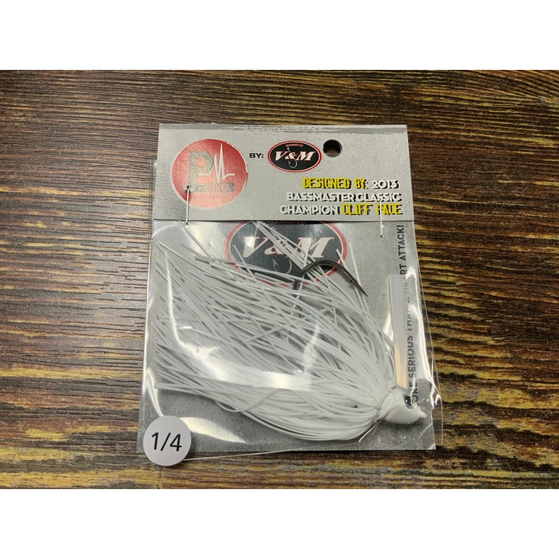 V&M Pulse Swim Jig 1/4 oz. White